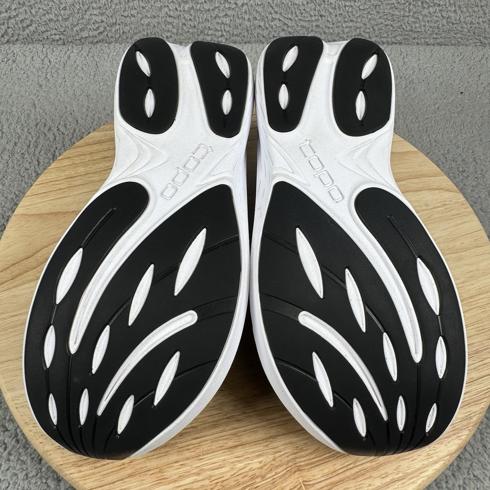 Topo Athletic Atmos 2 Womens Size 9 Black White Road Running Shoes 5mm Drop - Picture 7 of 13